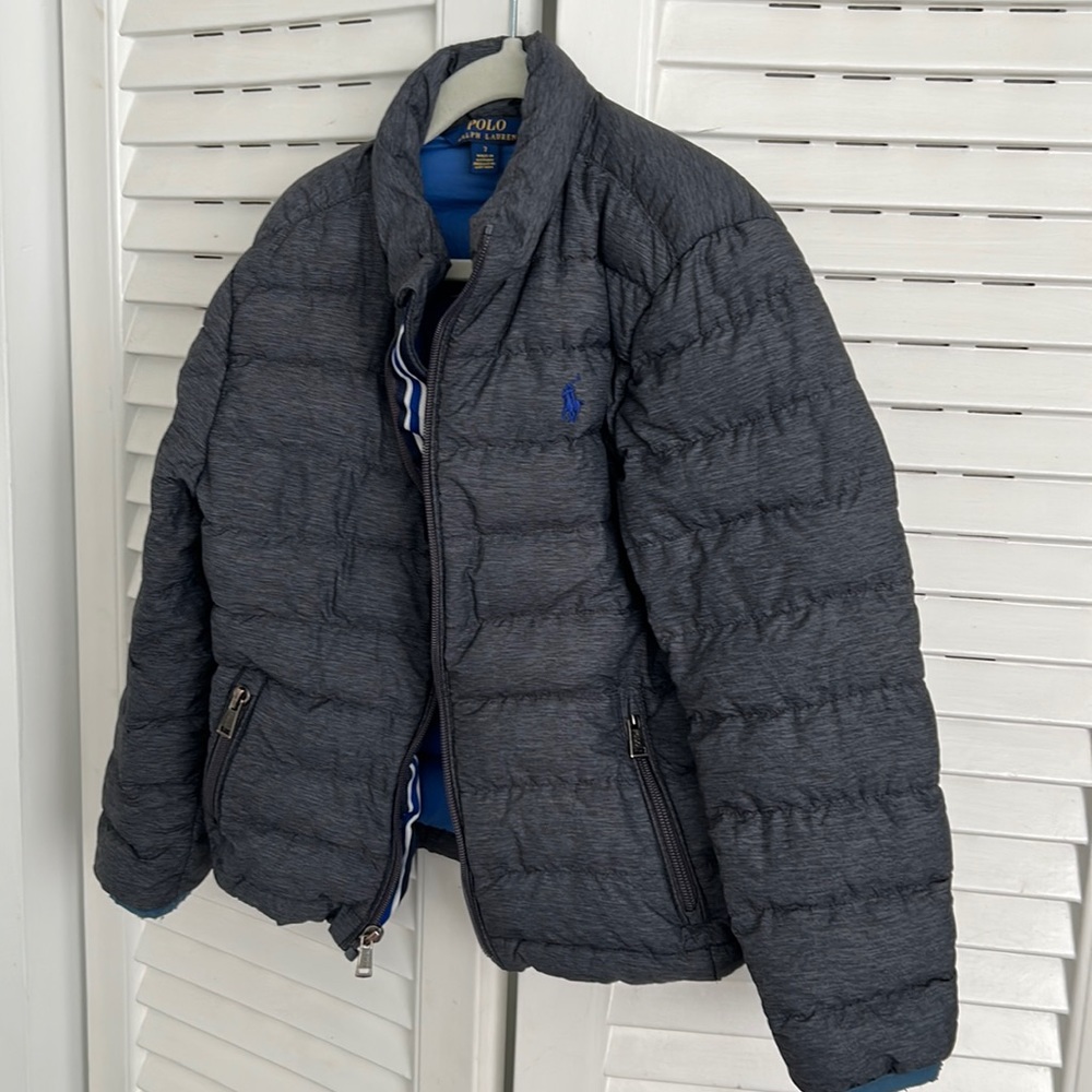 Polo by Ralph Lauren Kids Puffer Jacket - Dark Gray